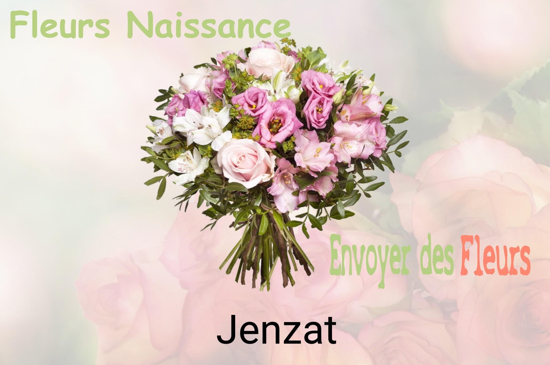 Bouquet de fleurs de naissance livré à Jenzat
